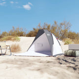 Strandtent 268x223x125 cm 185T polyester grijs