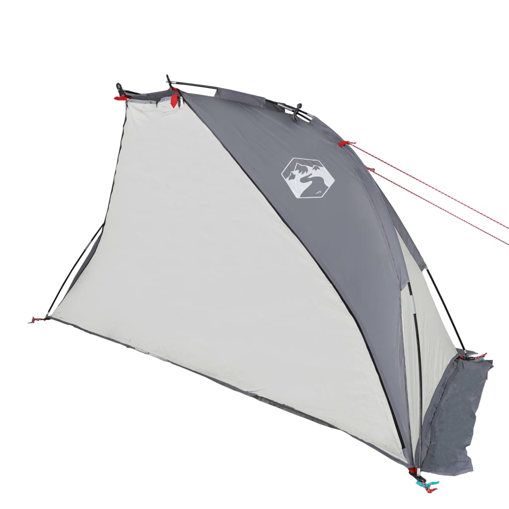 Strandtent 268x223x125 cm 185T polyester grijs