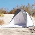 Strandtent 268x223x125 cm 185T polyester grijs