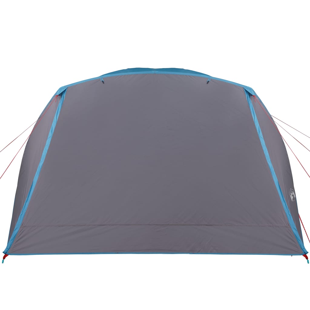 Tent met luifel 4-persoons waterdicht blauw