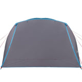 Tent met luifel 4-persoons waterdicht blauw