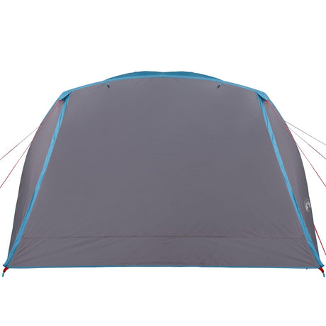 Tent met luifel 4-persoons waterdicht blauw