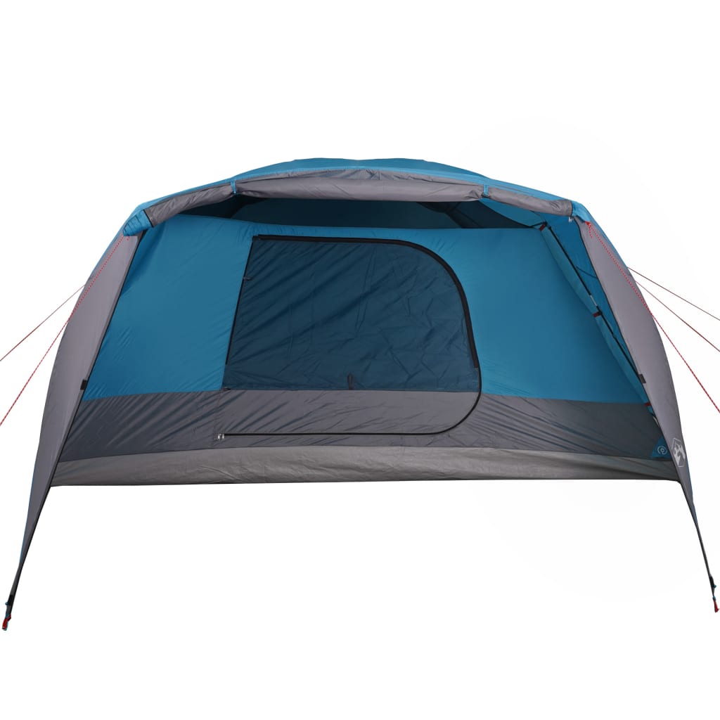 Tent met luifel 4-persoons waterdicht blauw