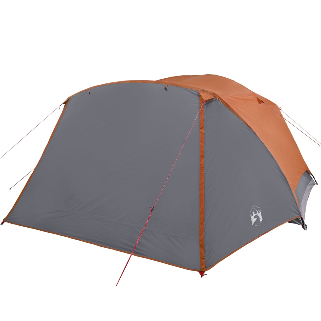 Tent met luifel 4-persoons waterdicht oranje