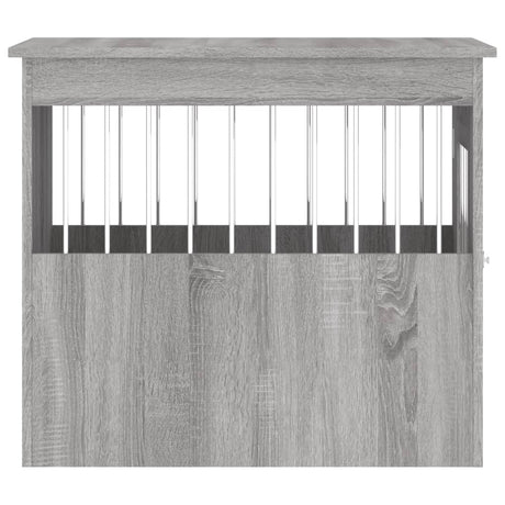 Hondenbench 55x75x65 cm bewerkt hout grijs sonoma - AllerleiShop