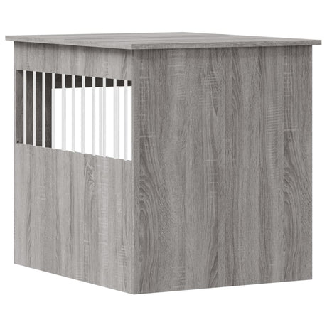 Hondenbench 64,5x80x71 cm bewerkt hout grijs sonoma - AllerleiShop