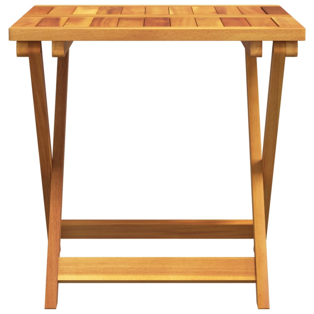 Tuintafel inklapbaar 50x50x50 cm massief acaciahout - AllerleiShop