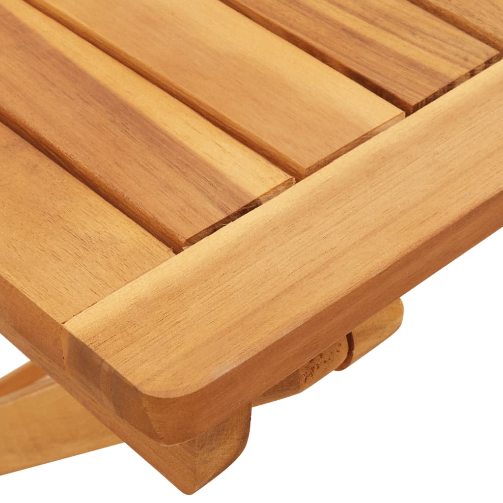 Tuintafel inklapbaar 50x50x50 cm massief acaciahout - AllerleiShop