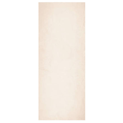 Vloerkleed HUARTE laagpolig zacht wasbaar 80x200 cm beige - AllerleiShop