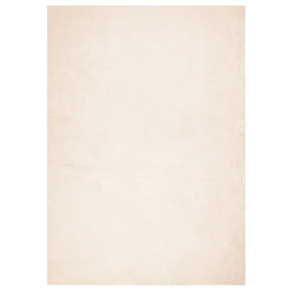 Vloerkleed HUARTE laagpolig zacht wasbaar 160x230 cm beige - AllerleiShop