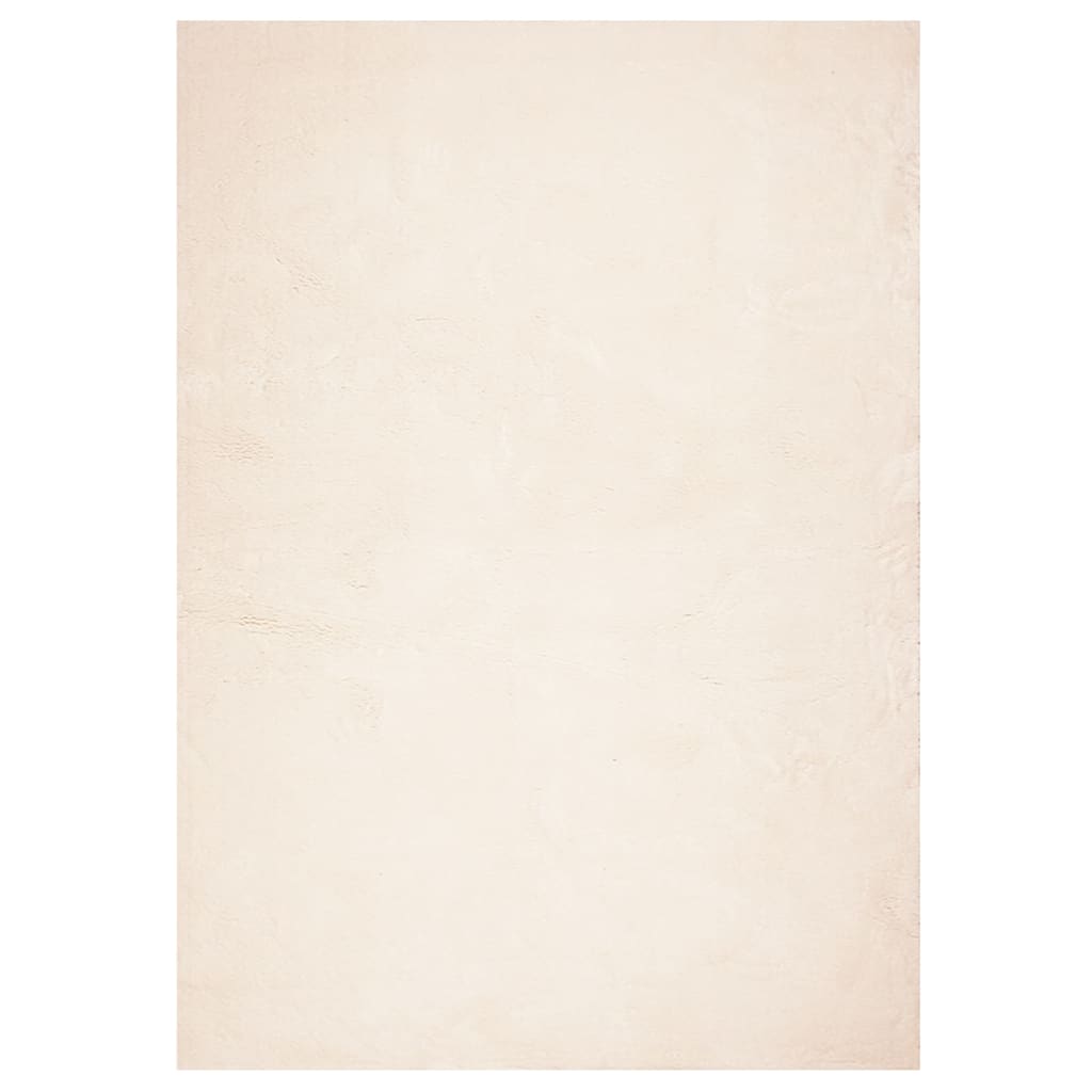 Vloerkleed HUARTE laagpolig zacht wasbaar 240x340 cm beige - AllerleiShop