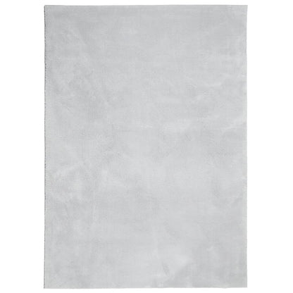 Vloerkleed HUARTE laagpolig zacht wasbaar 120x170 cm grijs - AllerleiShop