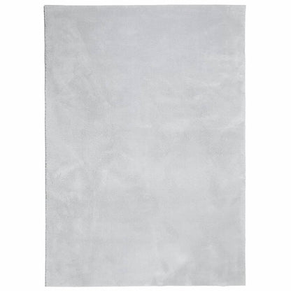 Vloerkleed HUARTE laagpolig zacht wasbaar 140x200 cm grijs - AllerleiShop