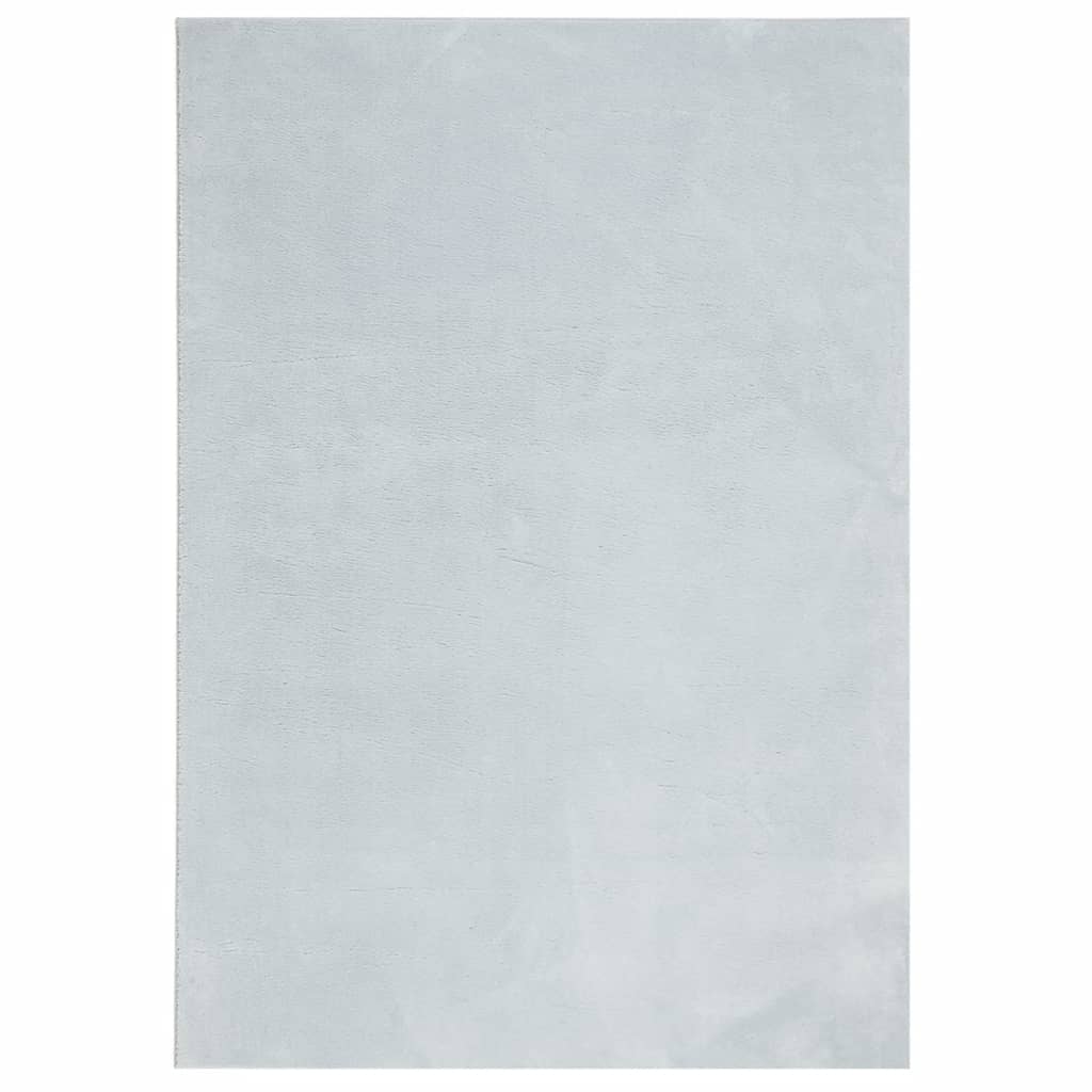 Vloerkleed HUARTE laagpolig zacht wasbaar 140x200 cm blauw - AllerleiShop