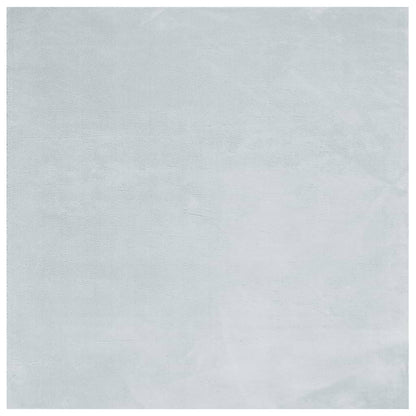 Vloerkleed HUARTE laagpolig zacht wasbaar 200x200 cm blauw - AllerleiShop