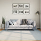 Vloerkleed HUARTE laagpolig zacht wasbaar 200x200 cm blauw - AllerleiShop