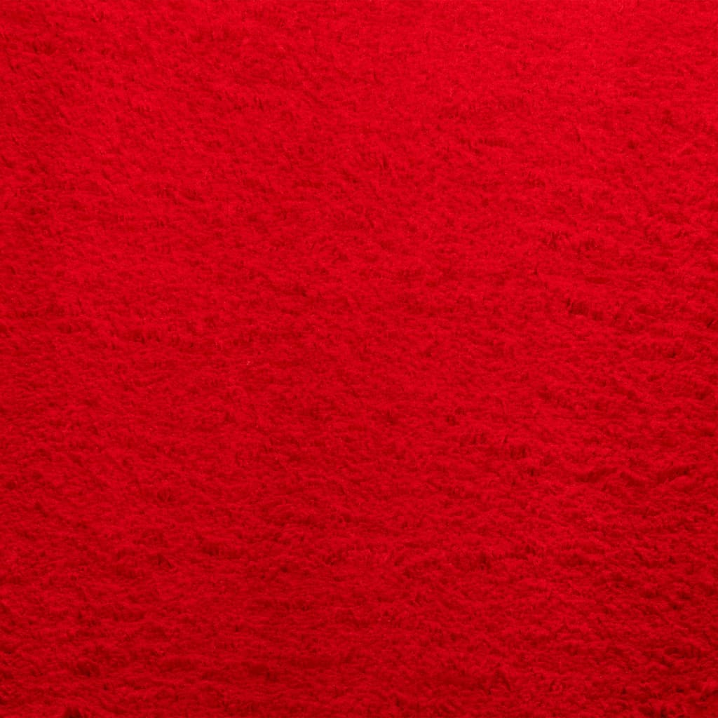 Vloerkleed HUARTE laagpolig zacht wasbaar 120x170 cm rood - AllerleiShop