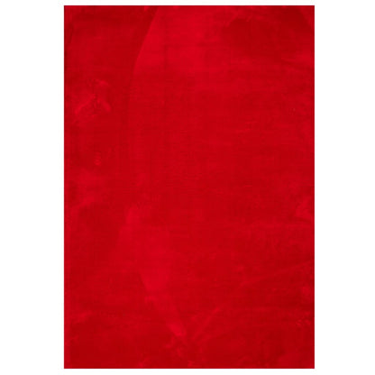 Vloerkleed HUARTE laagpolig zacht wasbaar 160x230 cm rood - AllerleiShop