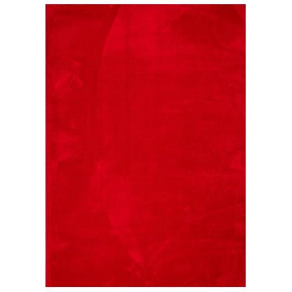 Vloerkleed HUARTE laagpolig zacht wasbaar 200x280 cm rood - AllerleiShop