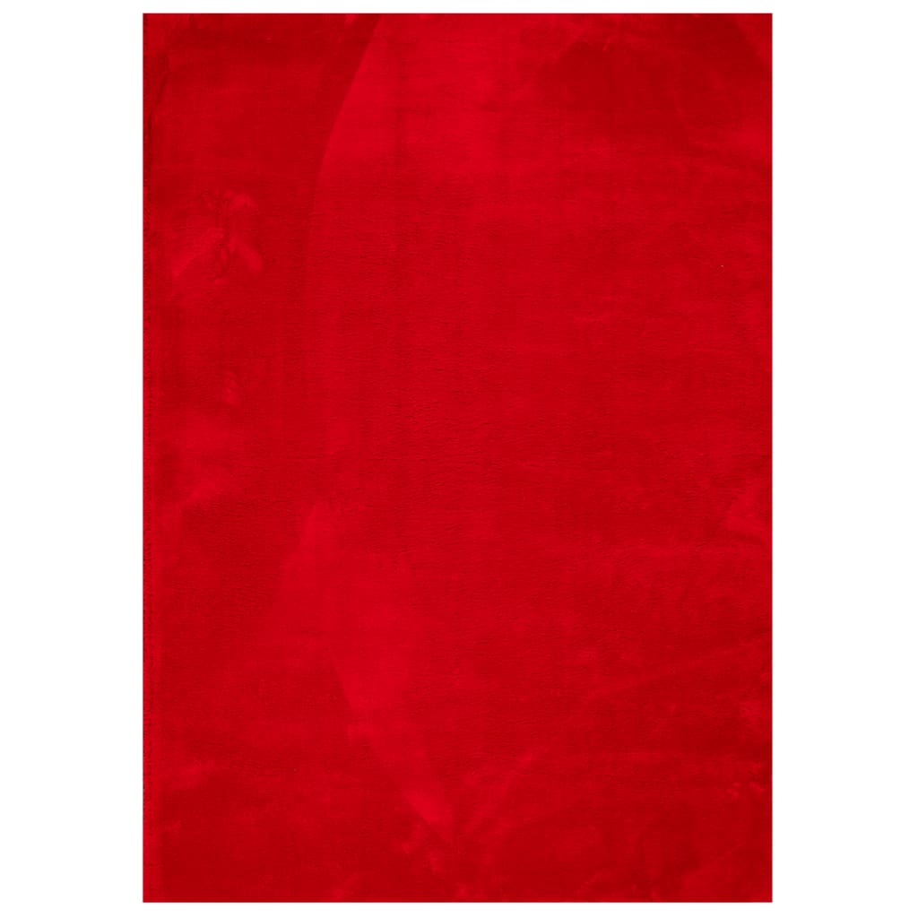 Vloerkleed HUARTE laagpolig zacht wasbaar 240x340 cm rood - AllerleiShop