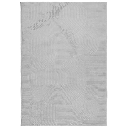 Vloerkleed IZA laagpolig Scandinavisch 120x170 cm grijs - AllerleiShop