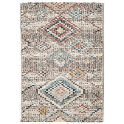 Vloerkleed ARBIZU binnen en buiten vintage stijl 140x200 cm - AllerleiShop