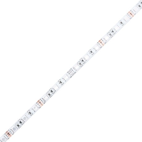 Bedframe met hoofdbord en LED bruin eikenkleur 100x200 cm