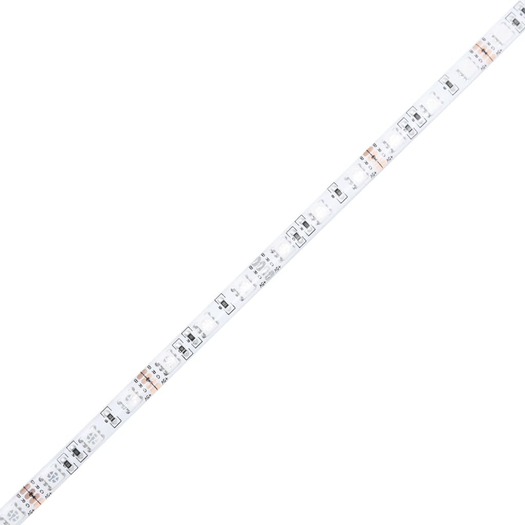 Bedframe met hoofdbord en LED-verlichting zwart 90x200 cm