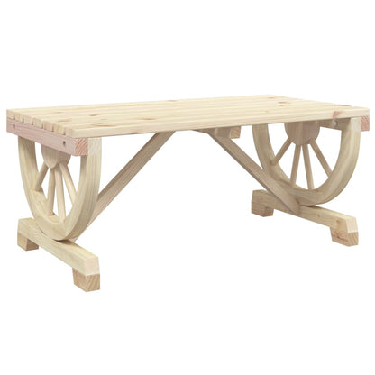 Tuintafel 90x50x40 cm massief vurenhout - AllerleiShop