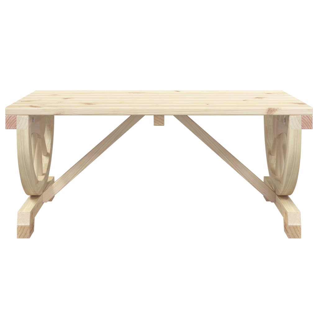 Tuintafel 90x50x40 cm massief vurenhout - AllerleiShop