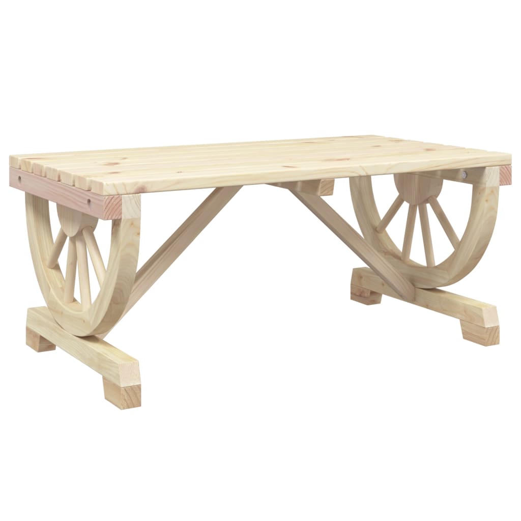 Tuintafel 90x50x40 cm massief vurenhout - AllerleiShop