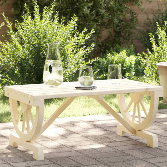 Tuintafel 90x50x40 cm massief vurenhout - AllerleiShop