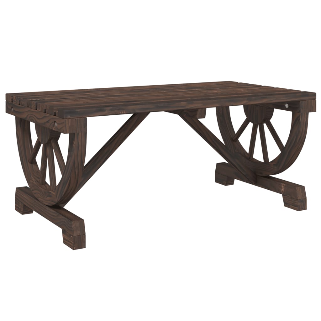 Tuintafel 90x50x40 cm massief vurenhout - AllerleiShop