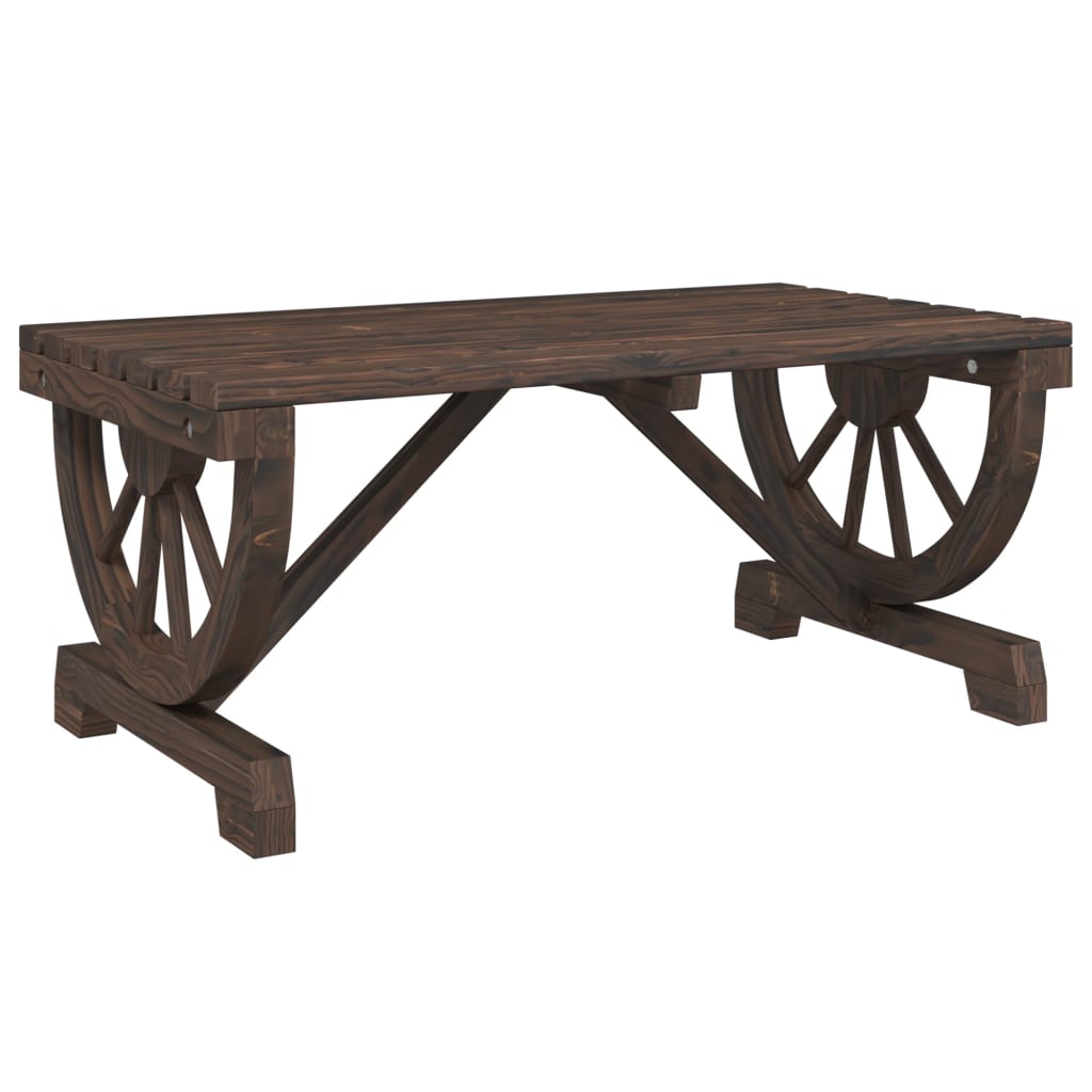 Tuintafel 90x50x40 cm massief vurenhout - AllerleiShop