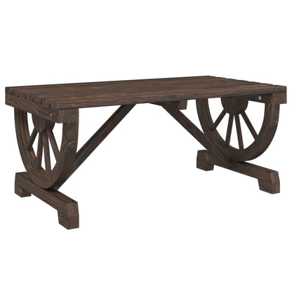 Tuintafel 90x50x40 cm massief vurenhout - AllerleiShop