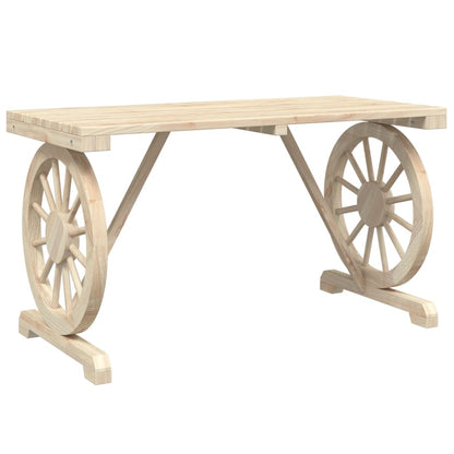 Tuintafel 115x55x65 cm massief vurenhout - AllerleiShop