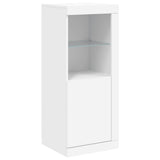 Dressoir met LED-verlichting 41x37x100 cm wit