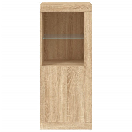 Dressoir met LED-verlichting 41x37x100 cm sonoma eikenkleurig - AllerleiShop