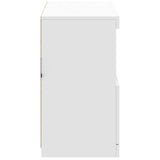 Dressoir met LED-verlichting 81x37x67 cm wit