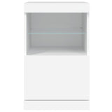 Dressoir met LED-verlichting 41x37x67 cm wit