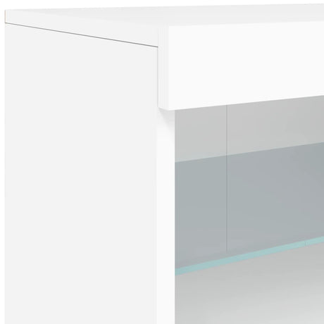 Dressoir met LED-verlichting 41x37x67 cm wit