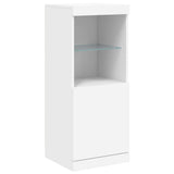 Dressoir met LED-verlichting 41x37x100 cm wit