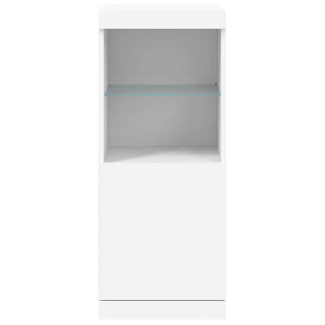 Dressoir met LED-verlichting 41x37x100 cm wit