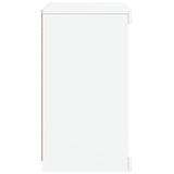 Dressoir met LED-verlichting 41x37x67 cm wit