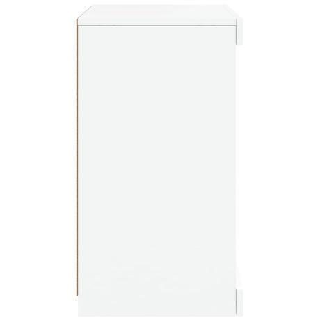 Dressoir met LED-verlichting 41x37x67 cm wit