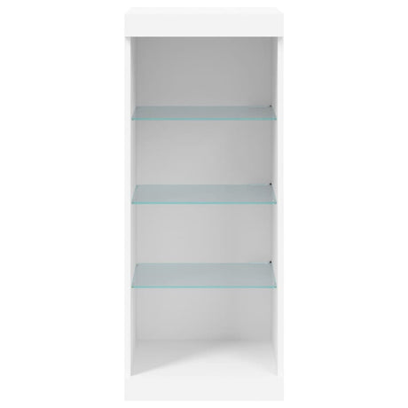 Dressoir met LED-verlichting 41x37x100 cm wit