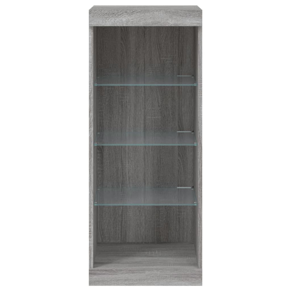 Dressoir met LED-verlichting 41x37x100 cm grijs sonoma eiken - AllerleiShop