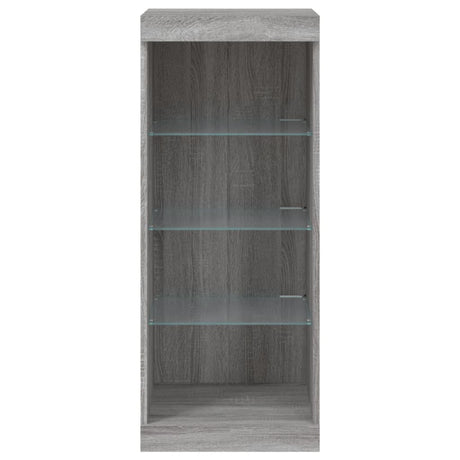 Dressoir met LED-verlichting 41x37x100 cm grijs sonoma eiken - AllerleiShop