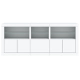 Dressoir met LED-verlichting 162x37x67 cm wit - AllerleiShop