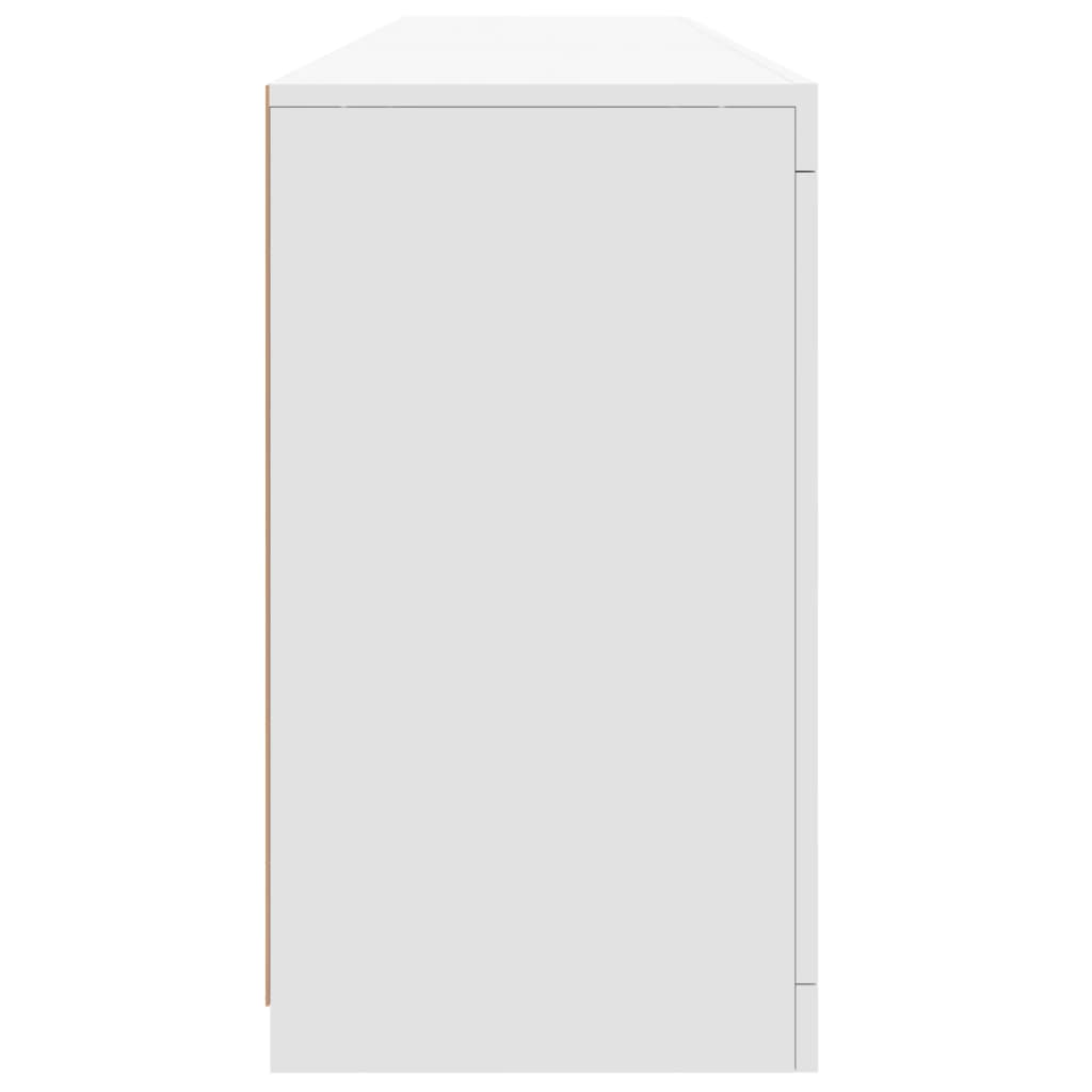 Dressoir met LED-verlichting 162x37x67 cm wit - AllerleiShop